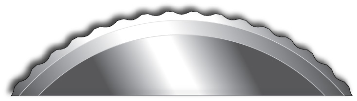 Clean-Cuts™ Notched Scalloped Circular Hydraulic Hose Knife